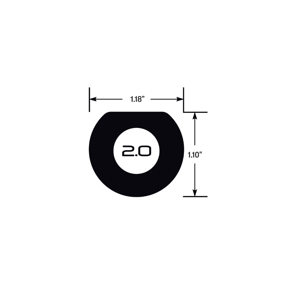 SuperStroke Zenergy XL Tour 2.0+Plus puttergrip - vooraanzicht
