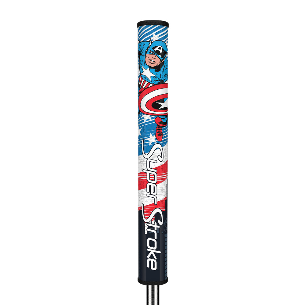 SuperStroke Marvel Captain America puttergrip - vooraanzicht