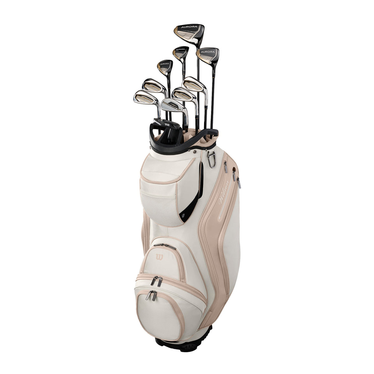 Wilson Aurora complete set dames, cartbag