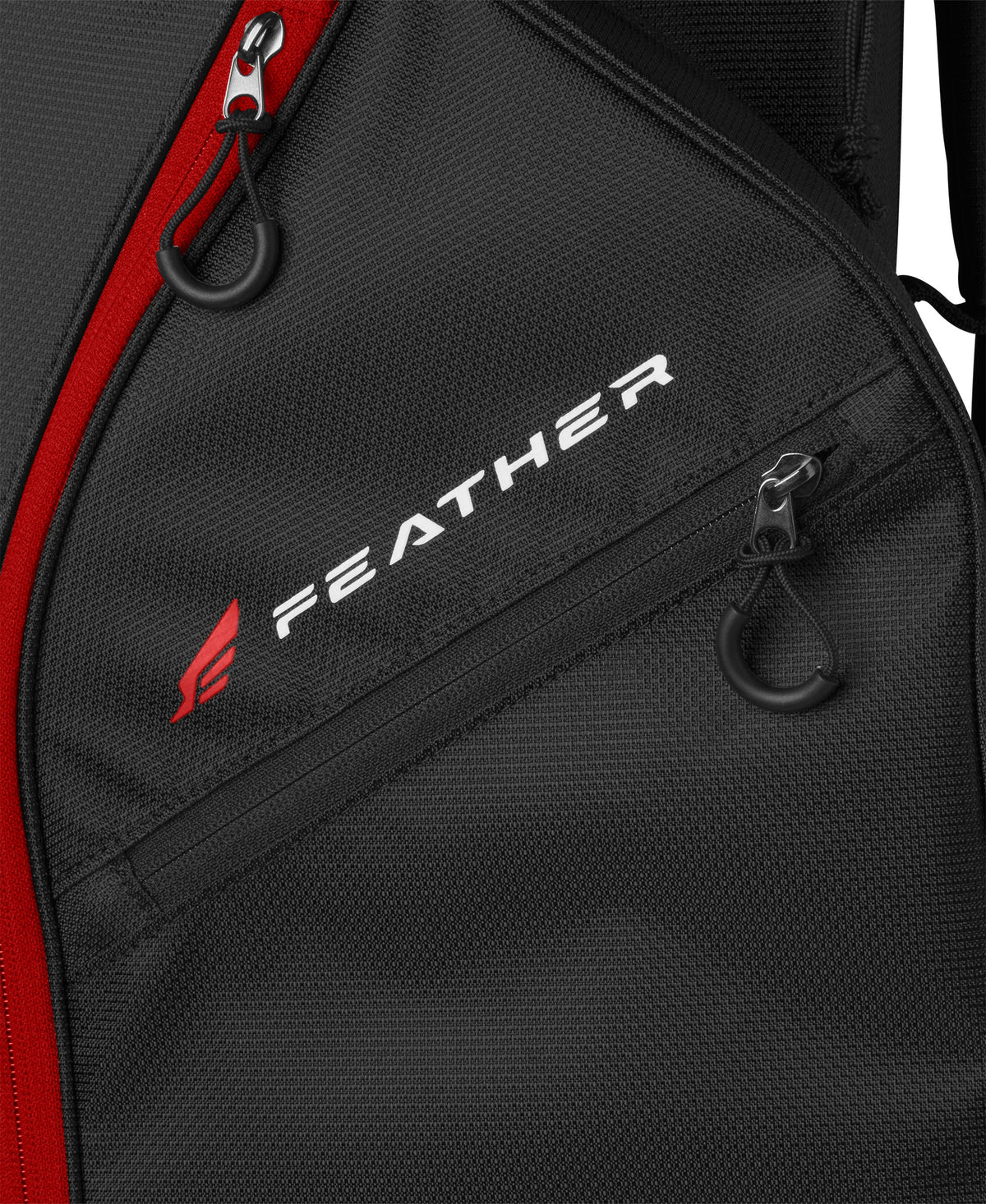 FEATHER CART BAG BLACK/Grey/Red