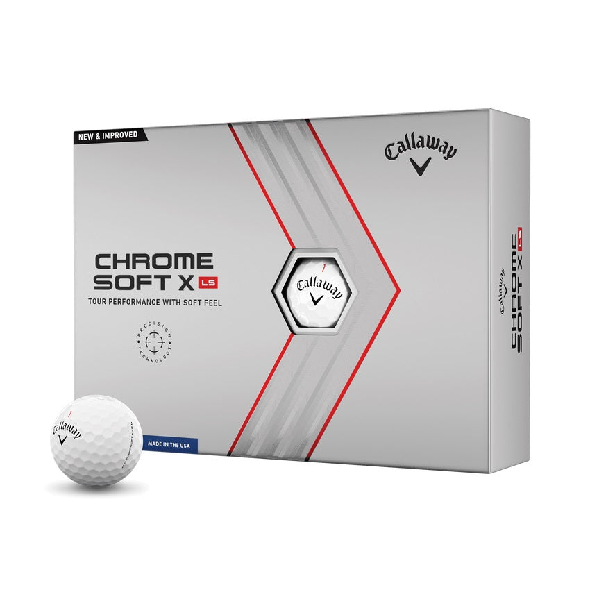 Callaway chrome soft LS wit golfballen