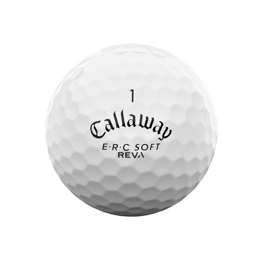 Callaway E.R.C. soft reva wit golfballen