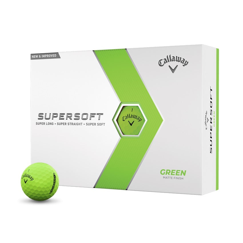 Callaway supersoft mat groen golfballen