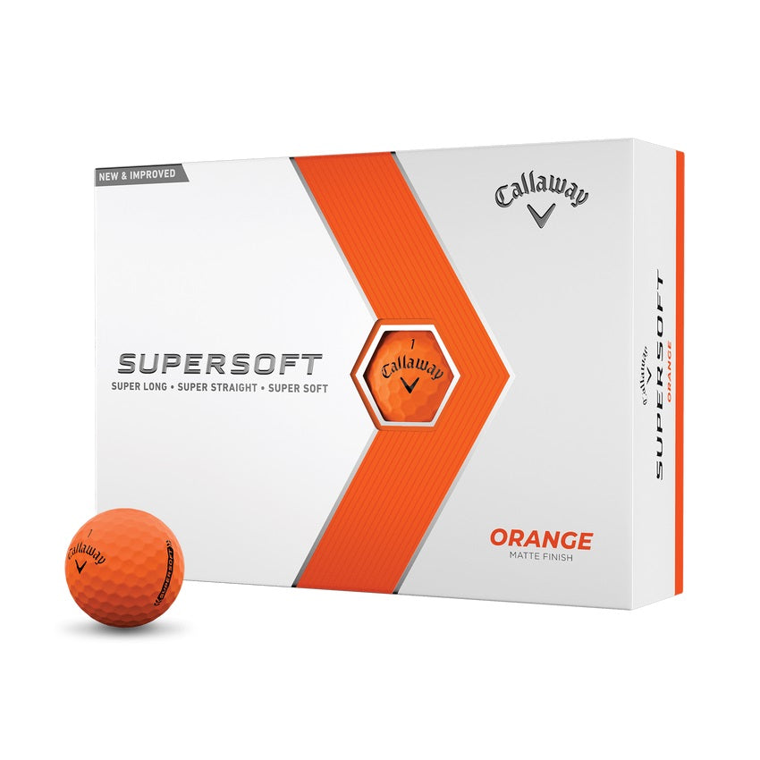 Callaway supersoft mat oranje golfballen