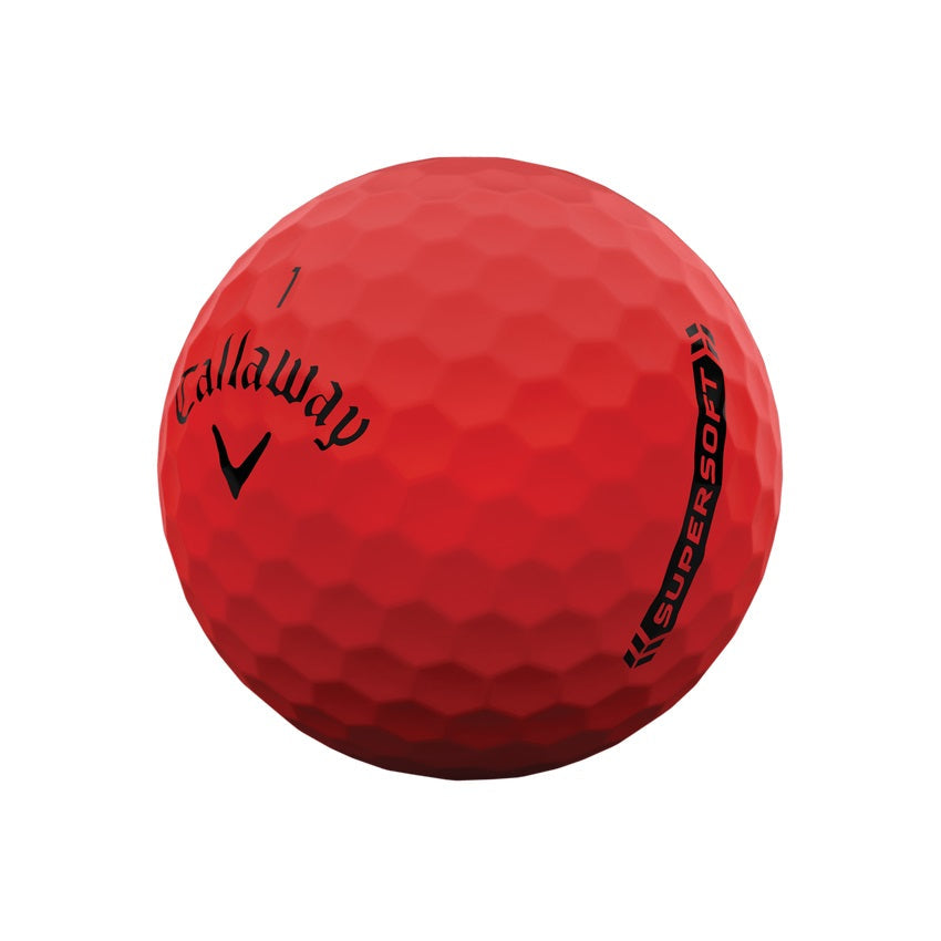 Callaway supersoft mat rood golfballen