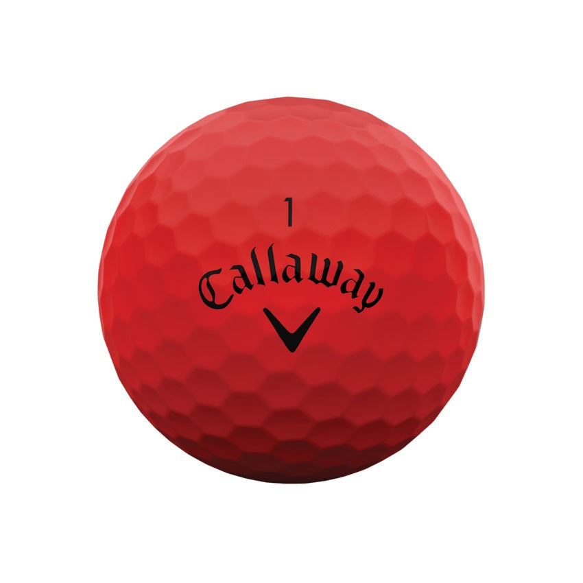 Callaway supersoft mat rood golfballen