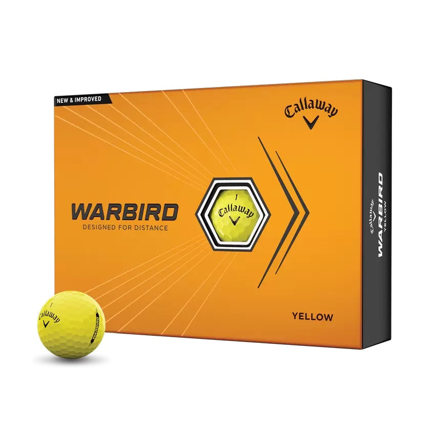 Callaway warbird geel golfballen