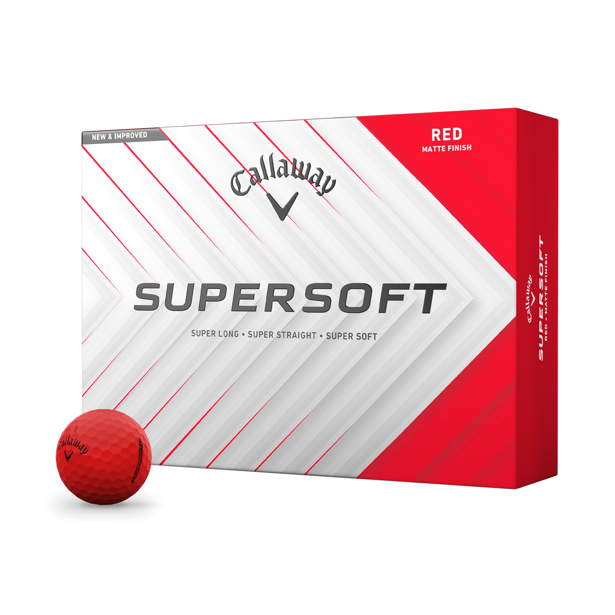 Callaway Supersoft Matte Rood - productfoto
