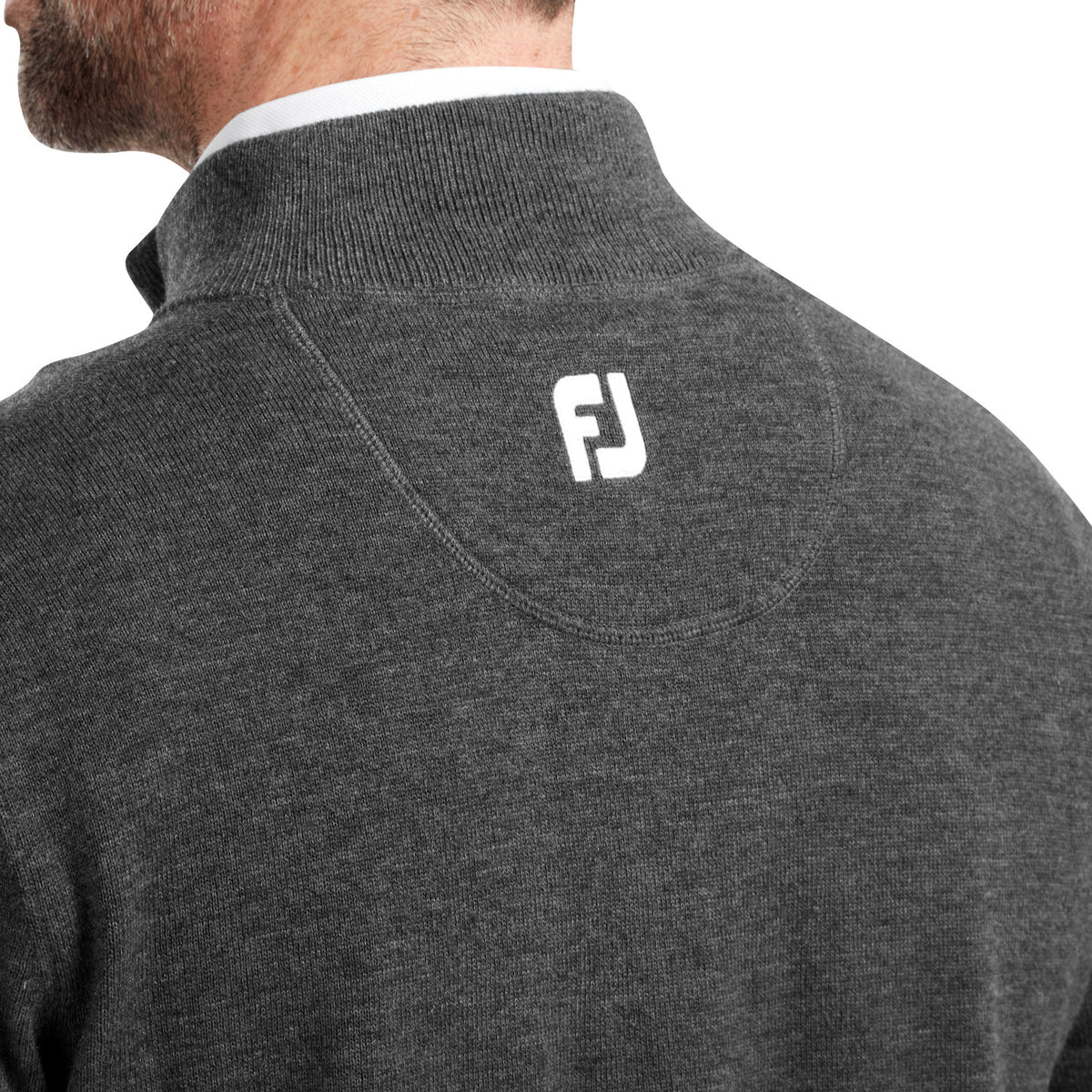 FootJoy Half-Zip Pullover Heather Charcoal