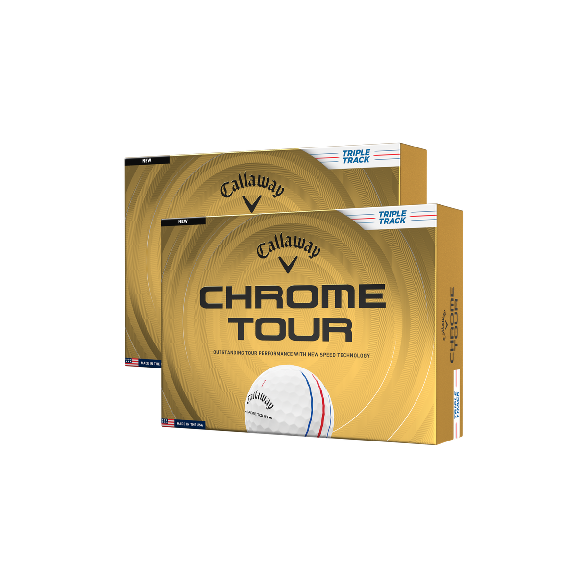 Callaway Chrome Tour Triple Track Wit - 2 dozijn