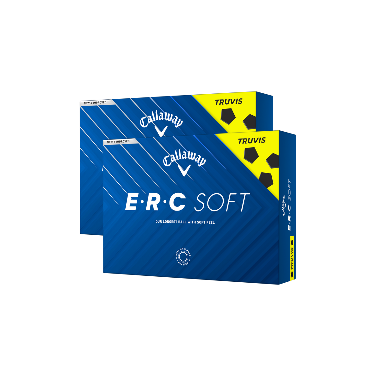 Callaway E.R.C. Soft Truvis Geel/Zwart - 2 dozijn