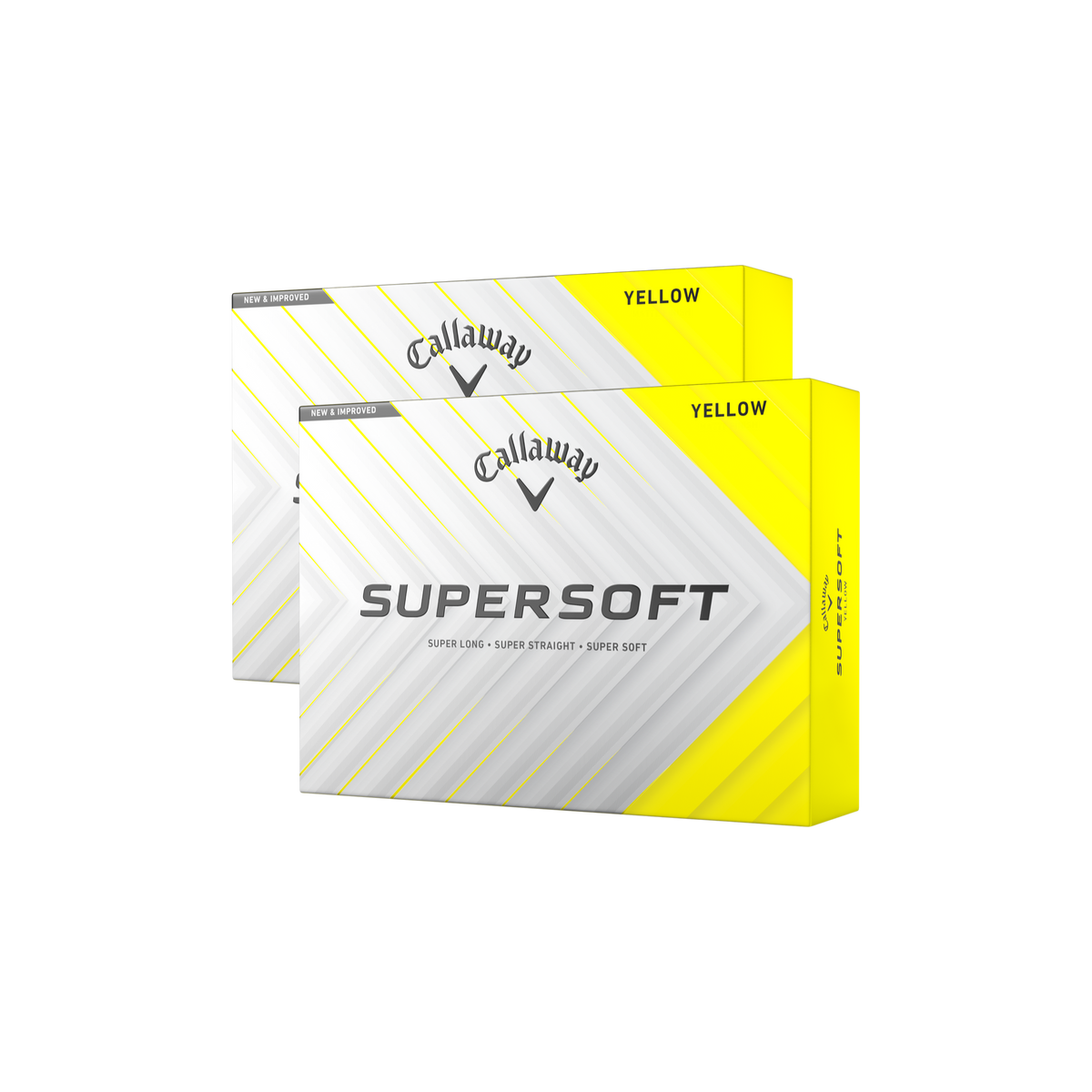 Callaway Supersoft Geel - 2 dozijn