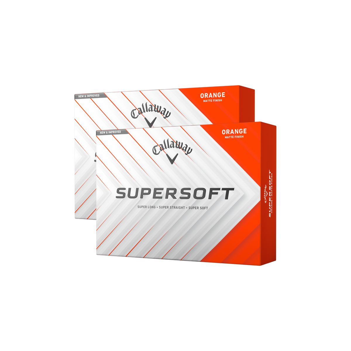 Callaway Supersoft Matte Oranje - 2 dozijn