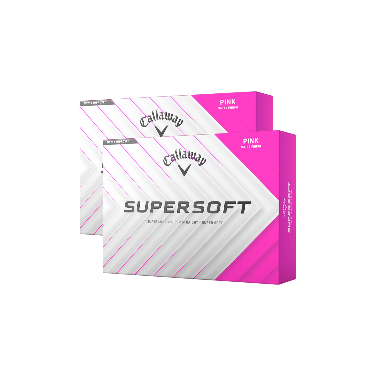 Callaway Supersoft Matte Roze - 2 dozijn