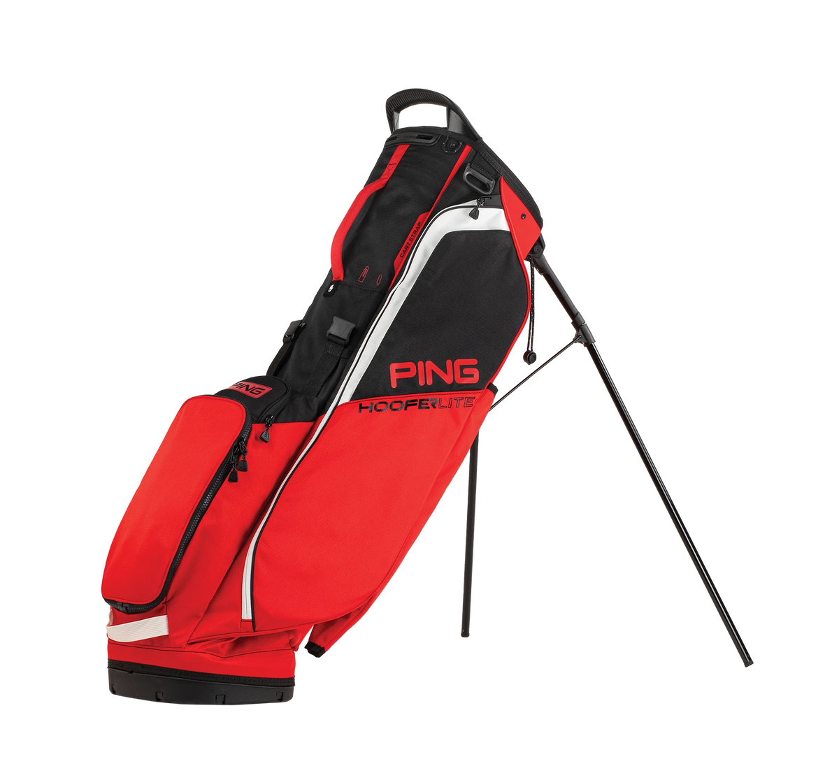 Ping Hoofer Lite Standbag - Red/Black/White