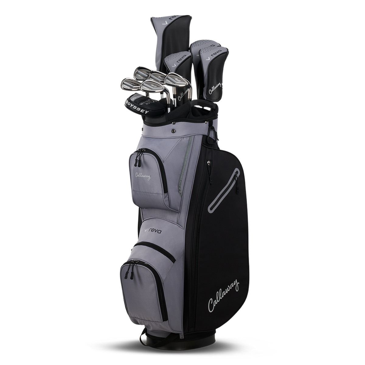 Callaway REVA 11-delige damesset zwart, compleet met cartbag