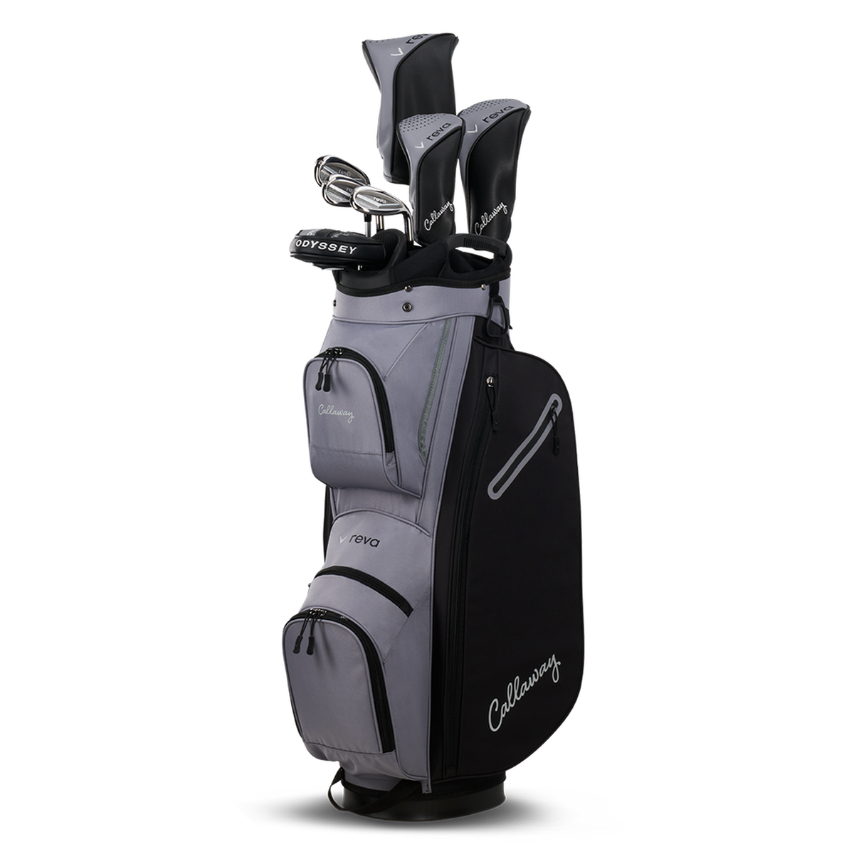 Callaway REVA 8-delige damesset zwart, compleet met cartbag