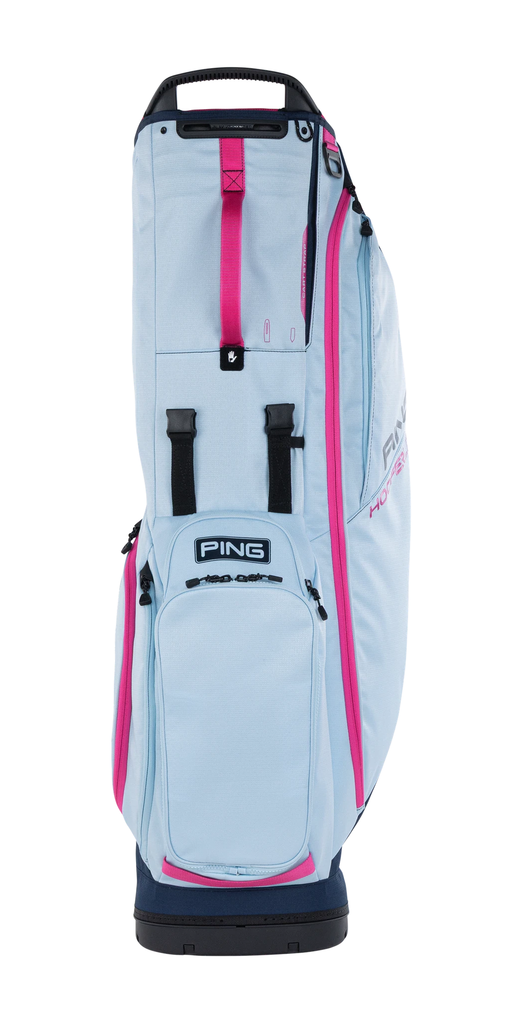 Ping Hoofer Lite Standbag - Crystal/Navy/Malibu Rose
