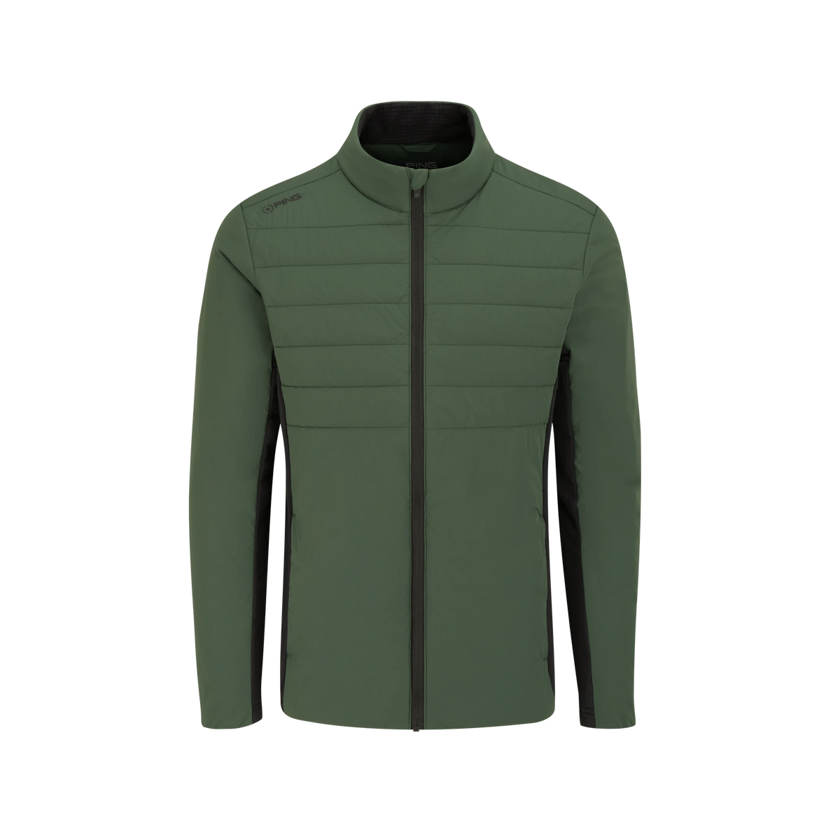 Ping Cassian Heren Jas - Gorse Green/Black