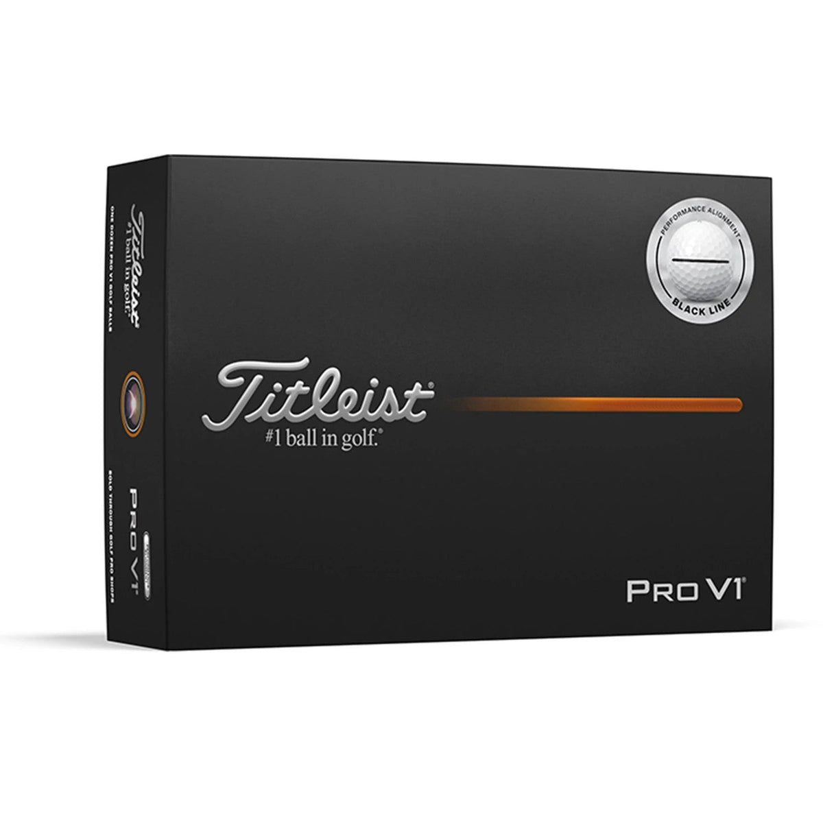 Titleist Pro V1 AIM Performance Zwart - doos