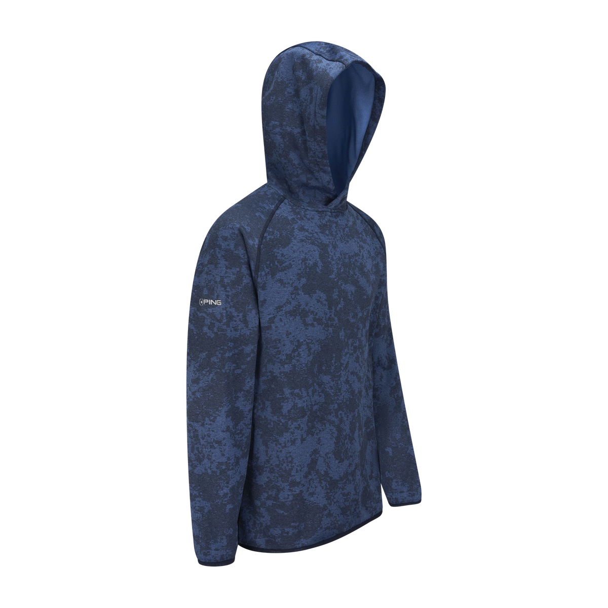 Ping Saul Heren Midlayer - Deep Sea Blue Camo