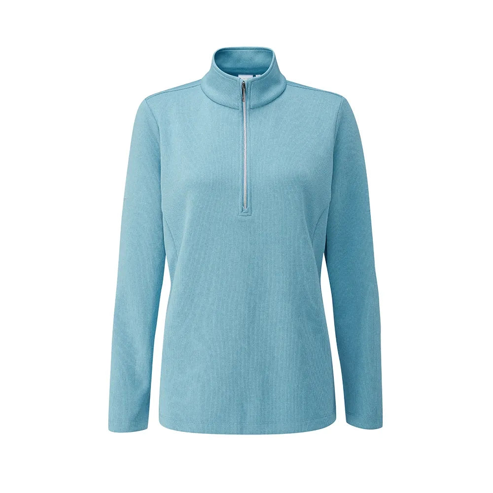 Ping Lyla Ladies Half Zip Ribbed Fleece Mid-Layer