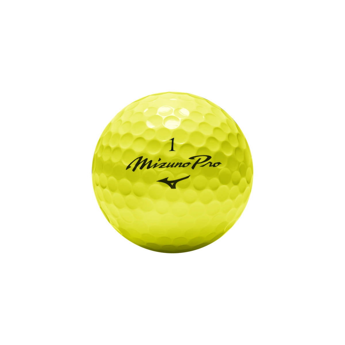 Mizuno Pro S Geel - vooraanzicht
