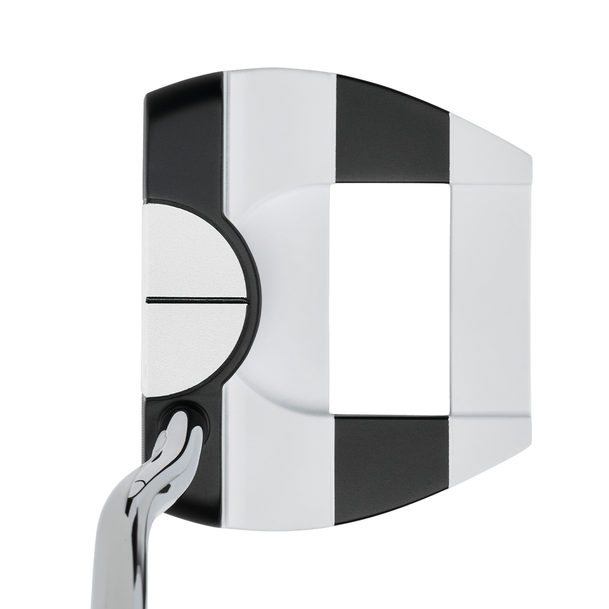 Odyssey Ai-Dual Jailbird Mini 1/2-Ball DB putter - vooraanzicht