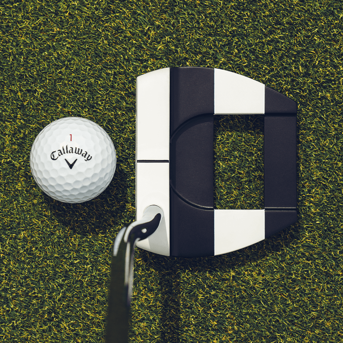 Odyssey Ai-Dual Jailbird Mini DB putter - detail