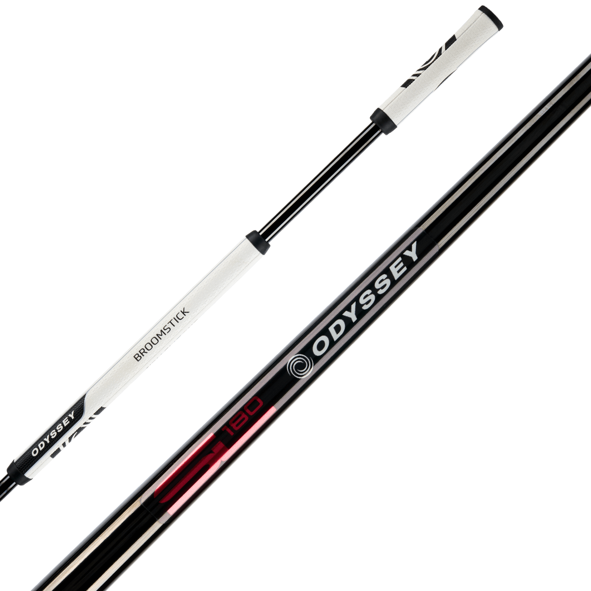 Odyssey Square 2 Square Ai-Dual Max 1/2-Ball Broomstick putter - grip