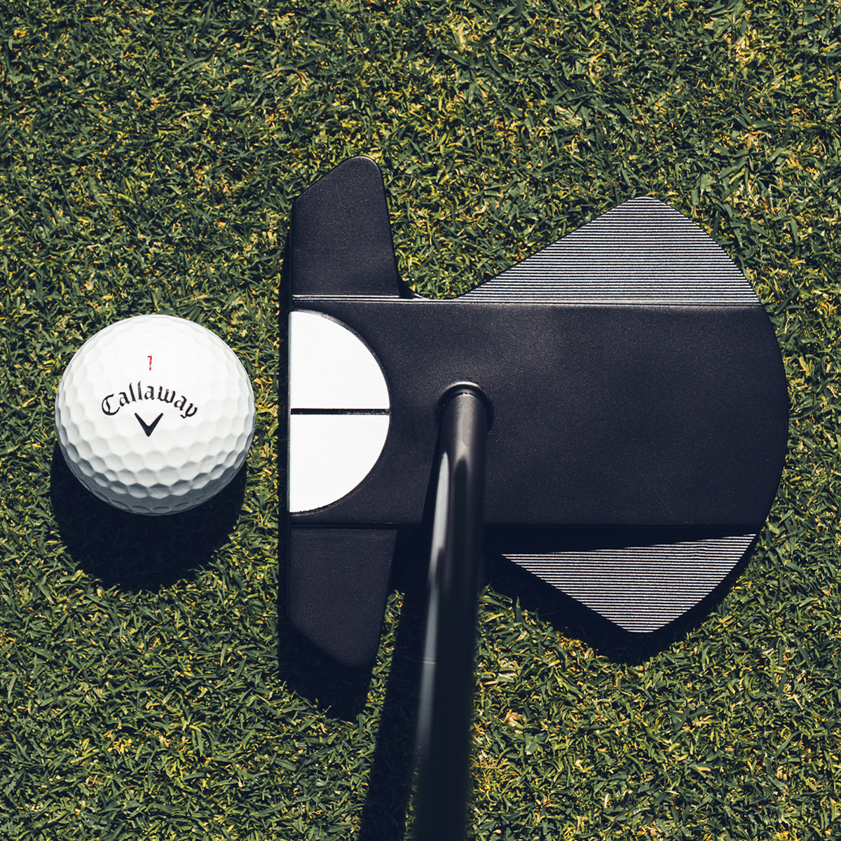 Odyssey Square 2 Square Ai-Dual Max 1/2-Ball Cruiser putter - detail