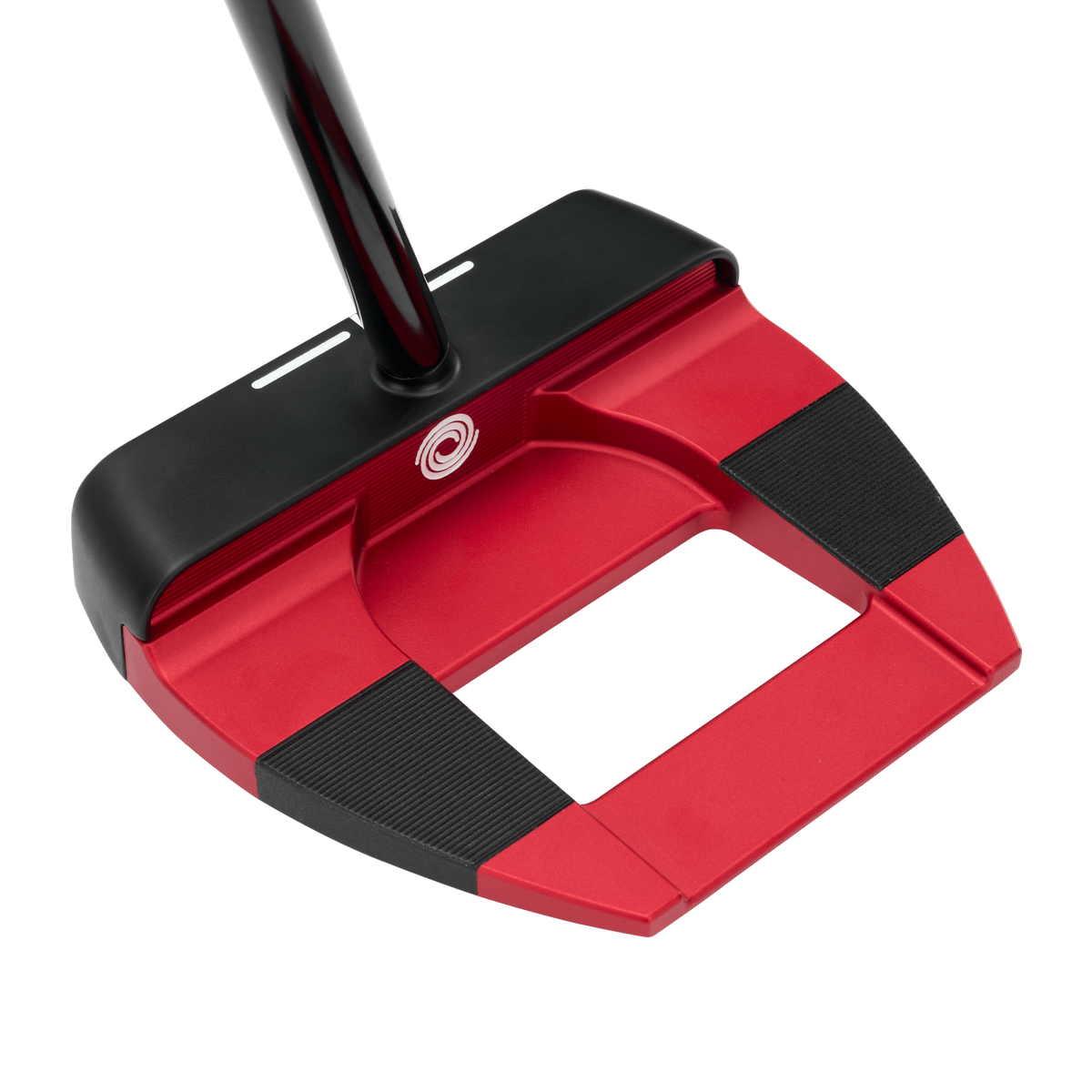 Odyssey Square 2 Square Tri-Hot Jailbird putter - adres
