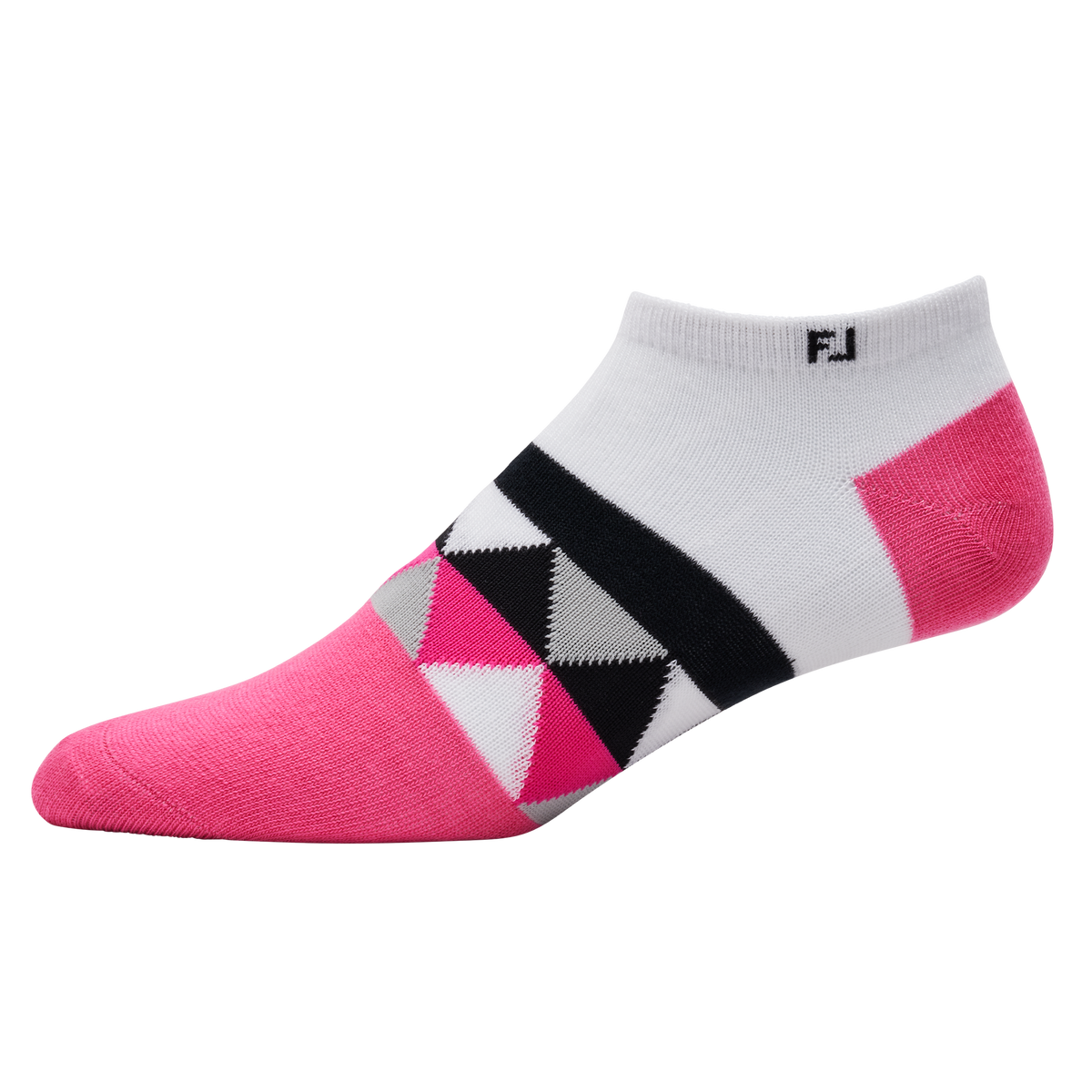 FootJoy ProDry Sokken - Pd Lw Lwcut Wht/Pnk/Blk - Dames