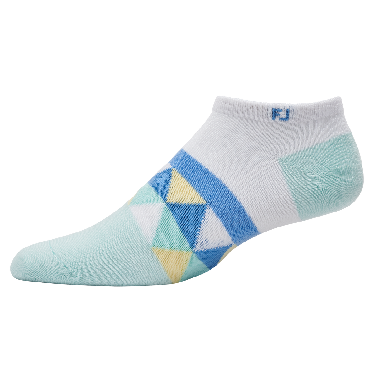 FootJoy ProDry Sokken - Pd Lw Lwcut Wht/Grn/Blk - Dames