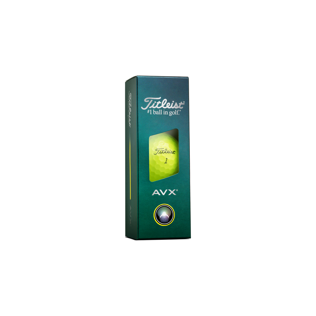 Titleist AVX Geel - sleeve