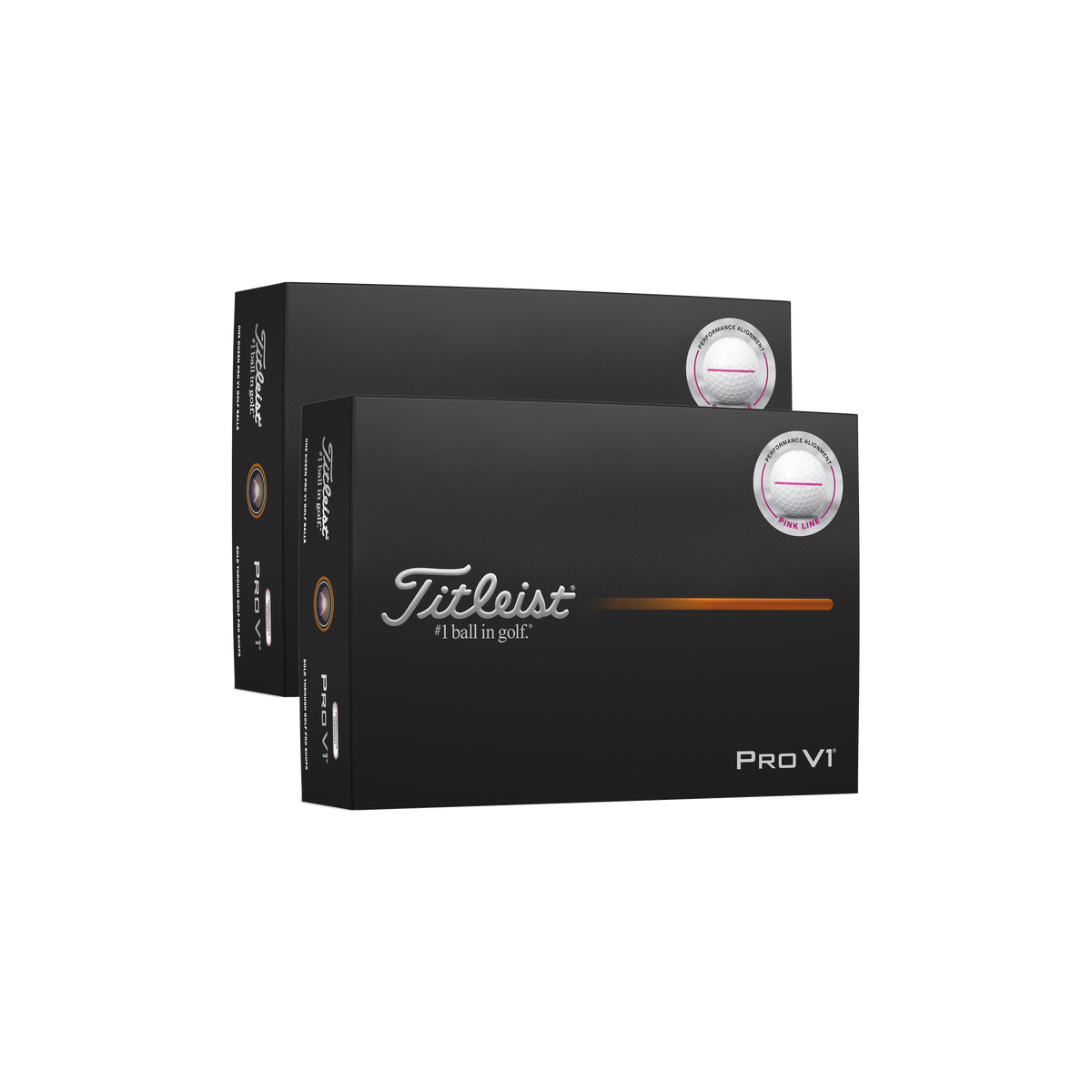 Titleist Pro V1 AIM Performance Roze - 2 dozijn