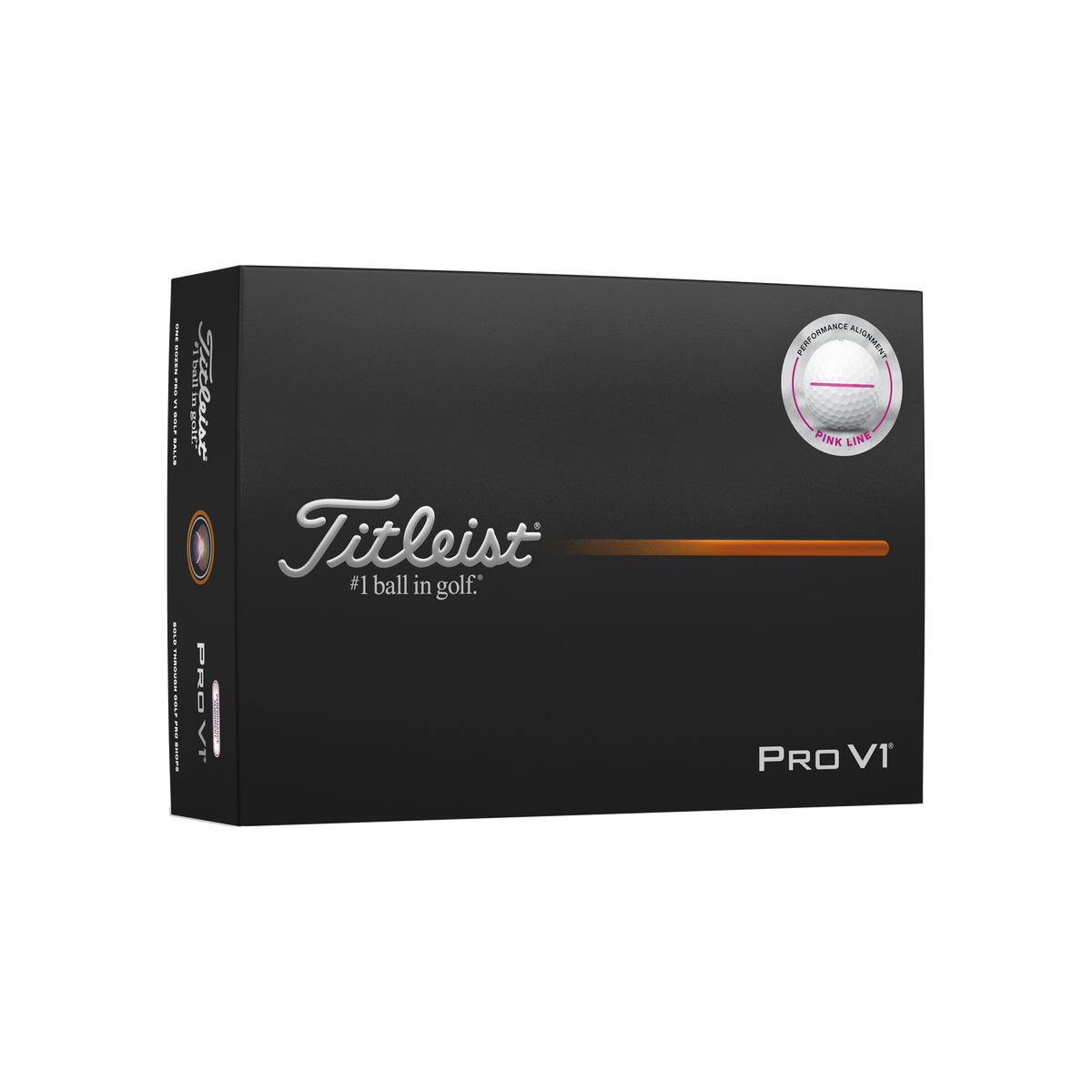 Titleist Pro V1 AIM Performance Roze - doos