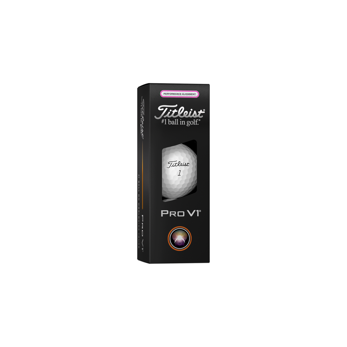 Titleist Pro V1 AIM Performance Roze - sleeve