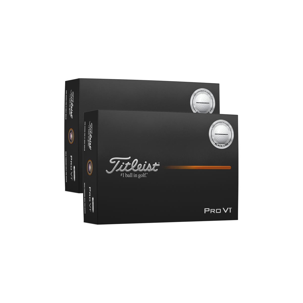 Titleist Pro V1 AIM Performance Zwart - 2 dozijn