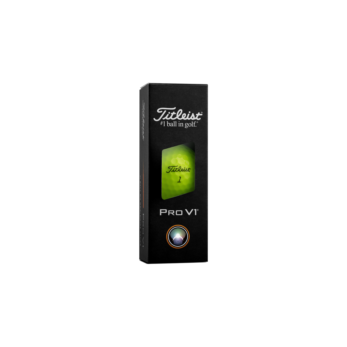 Titleist Pro V1 Geel - sleeve