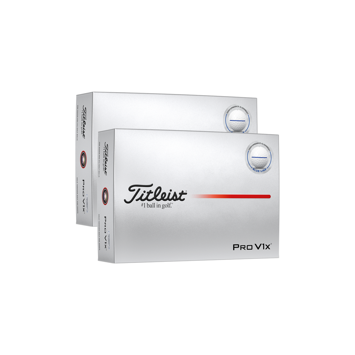 Titleist Pro V1x AIM Performance Blauw - 2 dozijn