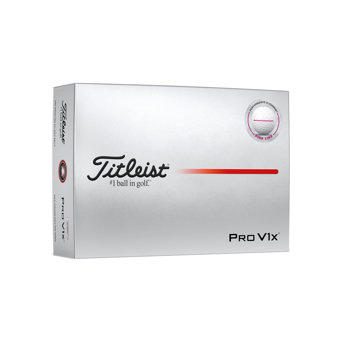 Titleist Pro V1x AIM Performance Roze - doos