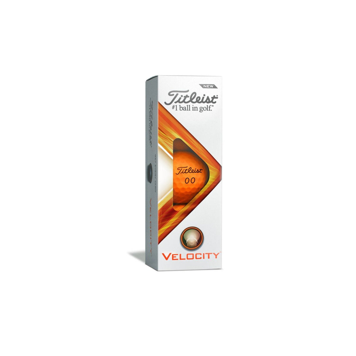 Titleist velocity golfballen 2023 oranje