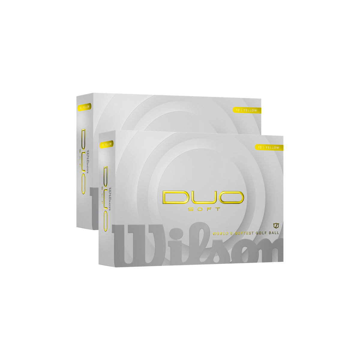 Wilson Duo Soft Geel - 2 dozijn