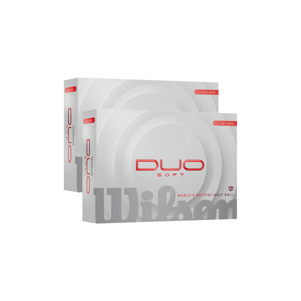 Wilson Duo Soft Rood - 2 dozijn